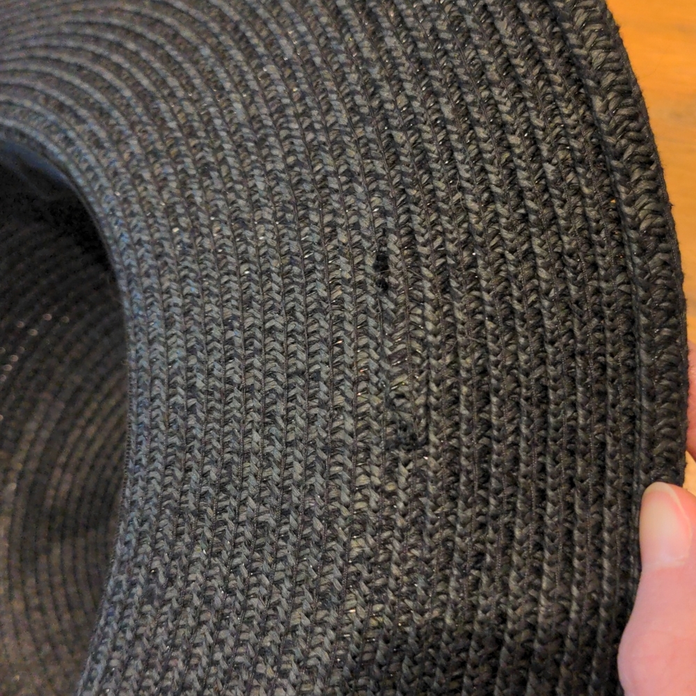 Magid Hats, black sunhat with braided belt - Picture 6 of 12